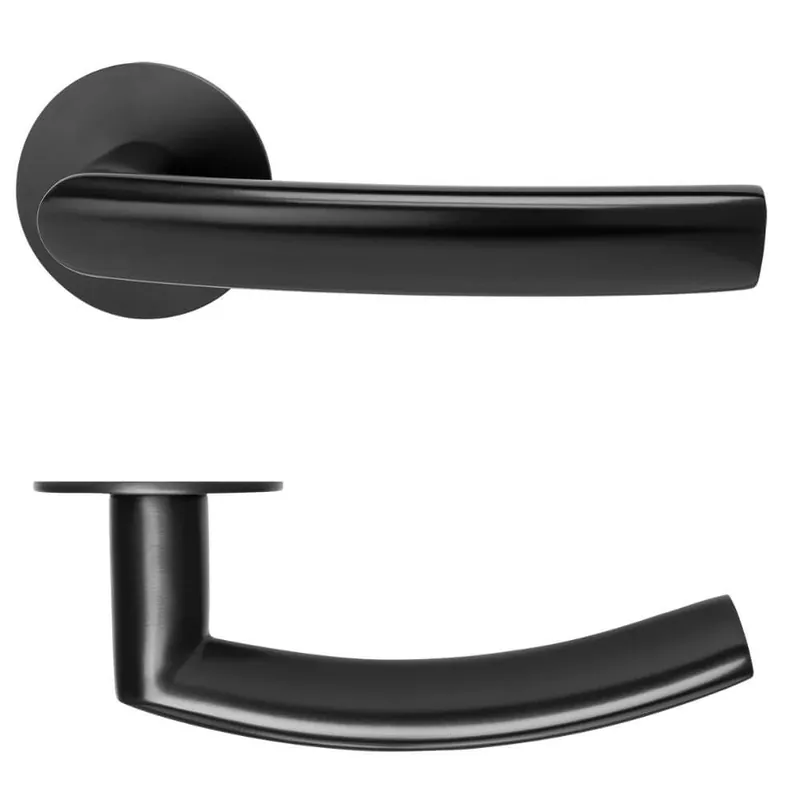 Beliebt Türdrücker Matera Flat Rauchschwarz